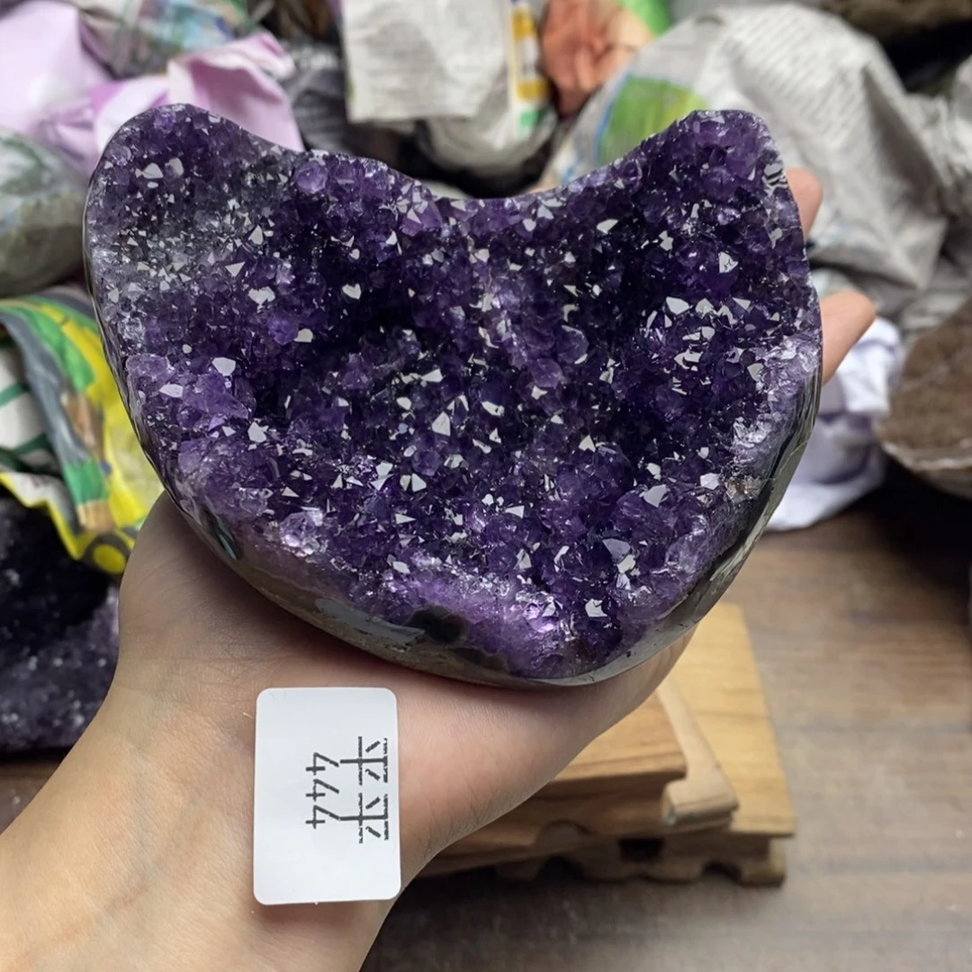 紫晶珠宝半成品未镶嵌