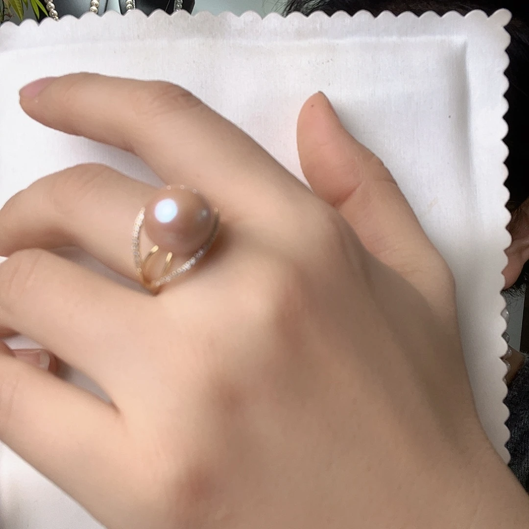 淡水珍珠未镶嵌戒指