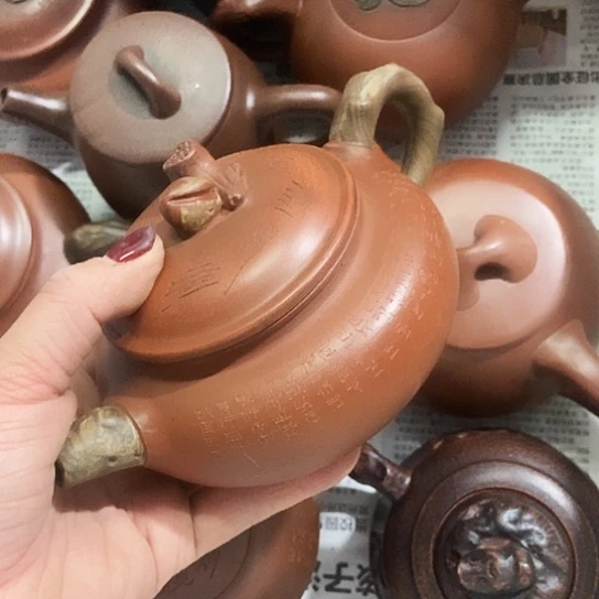 全手工制作宜兴紫砂