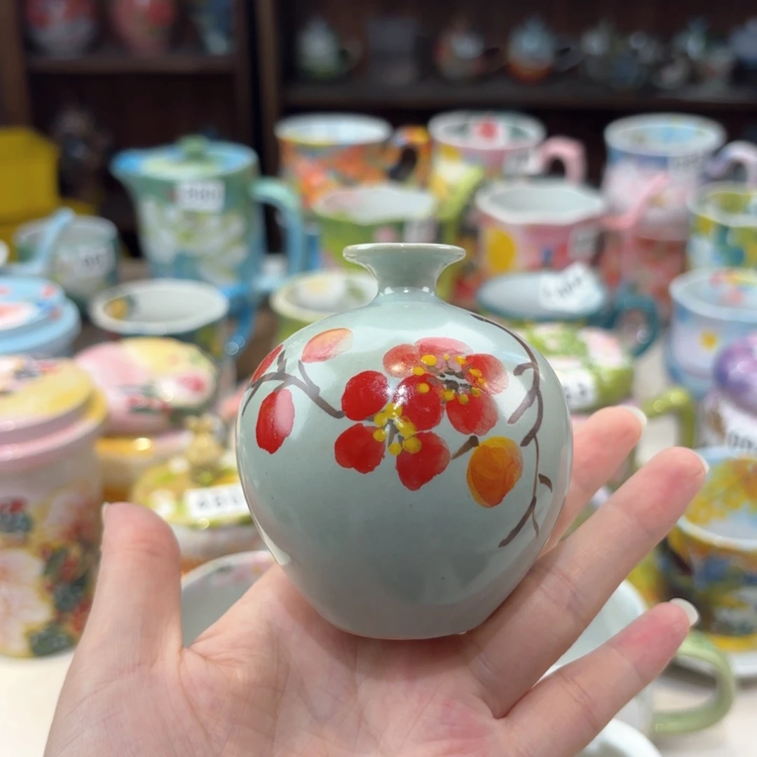 景德镇手绘高温釉下彩陶瓷茶具