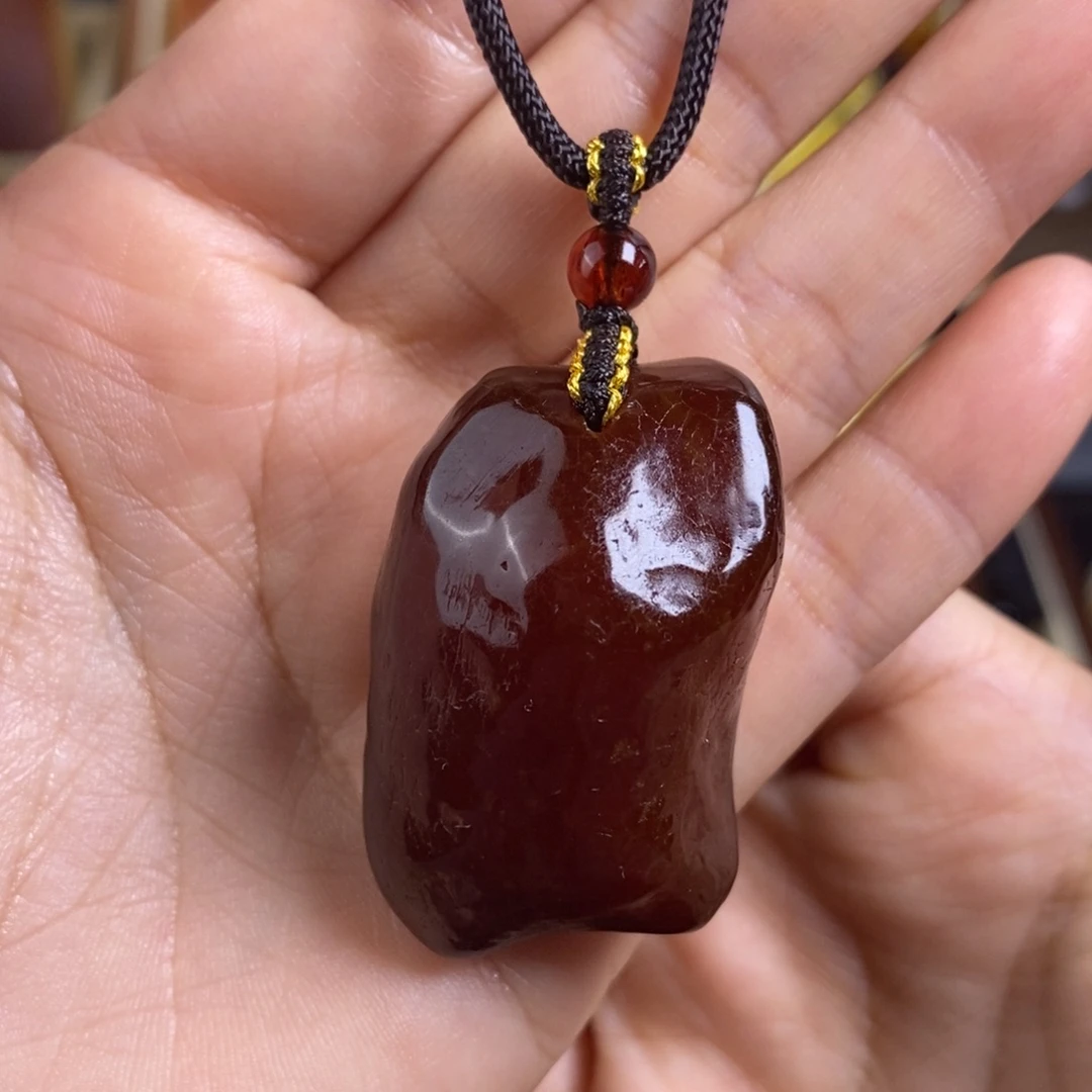 蜜蜡裸石未镶嵌大漠