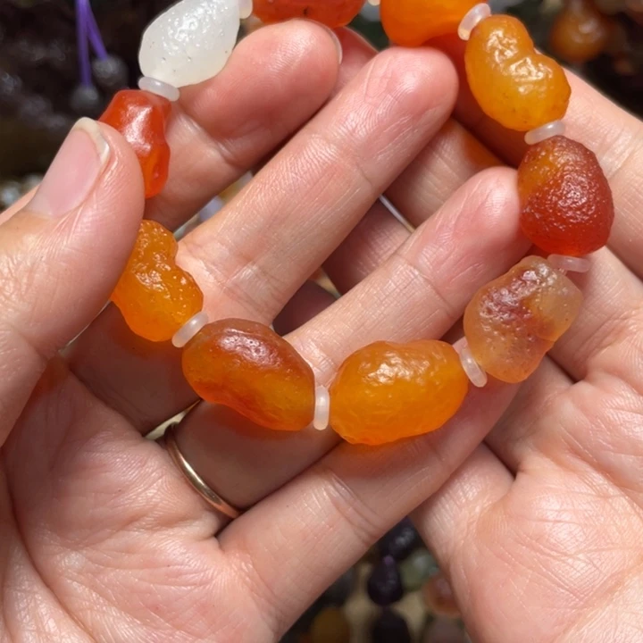 玛瑙/玉髓合金手链