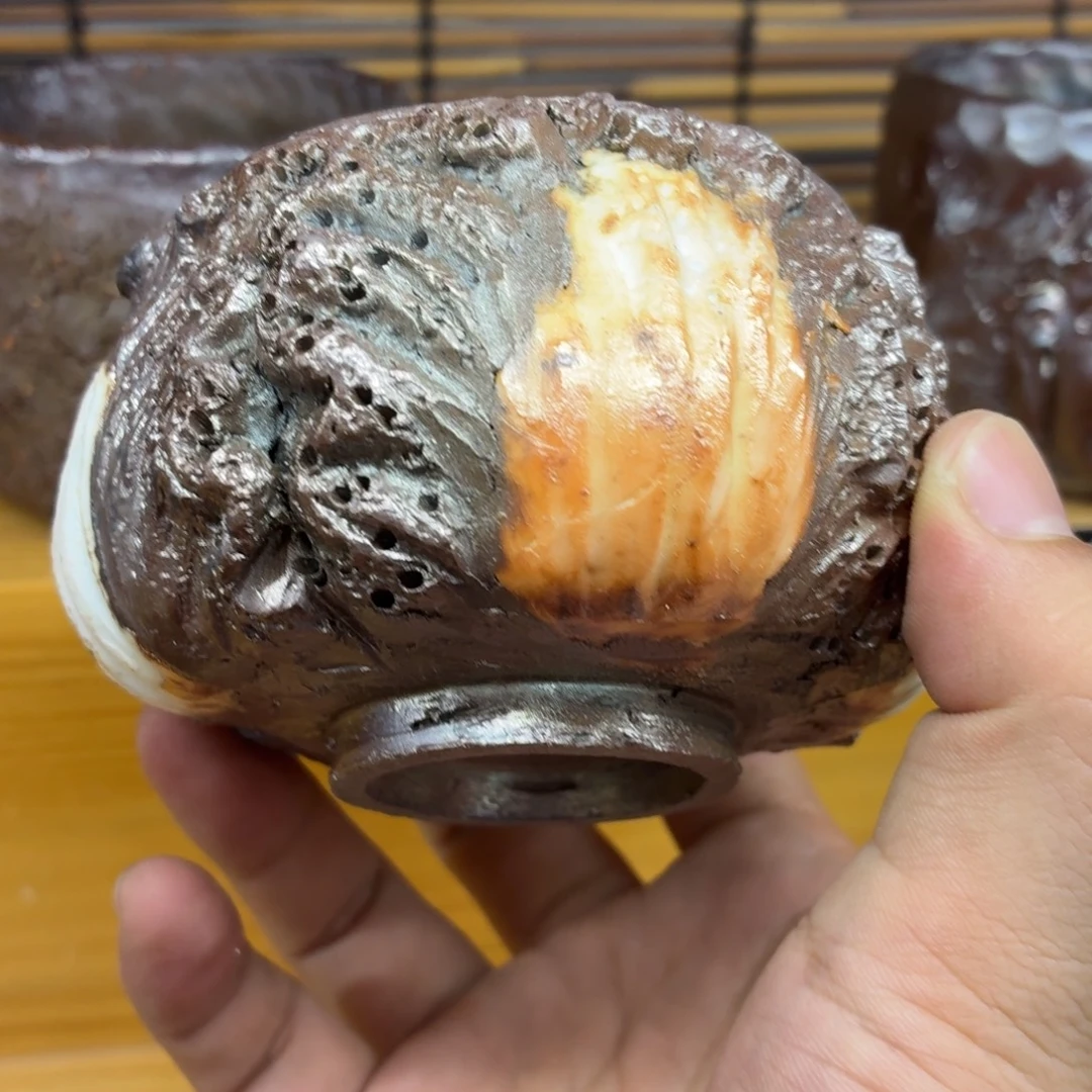 陶园柴烧，精品高货386泥纹