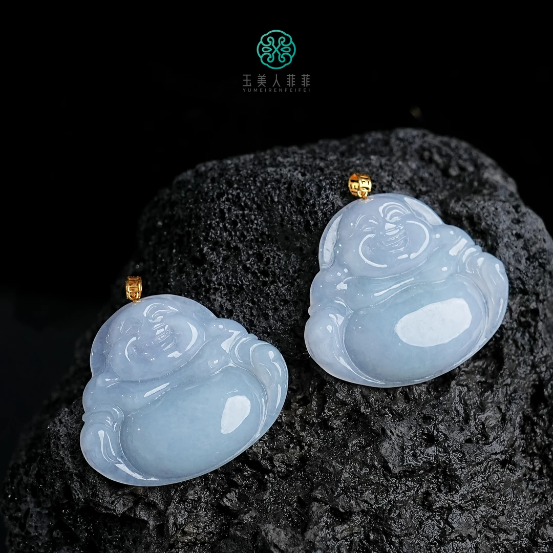 HD石惑珠宝-翡翠佛公吊坠约25*30mm&多样性发一