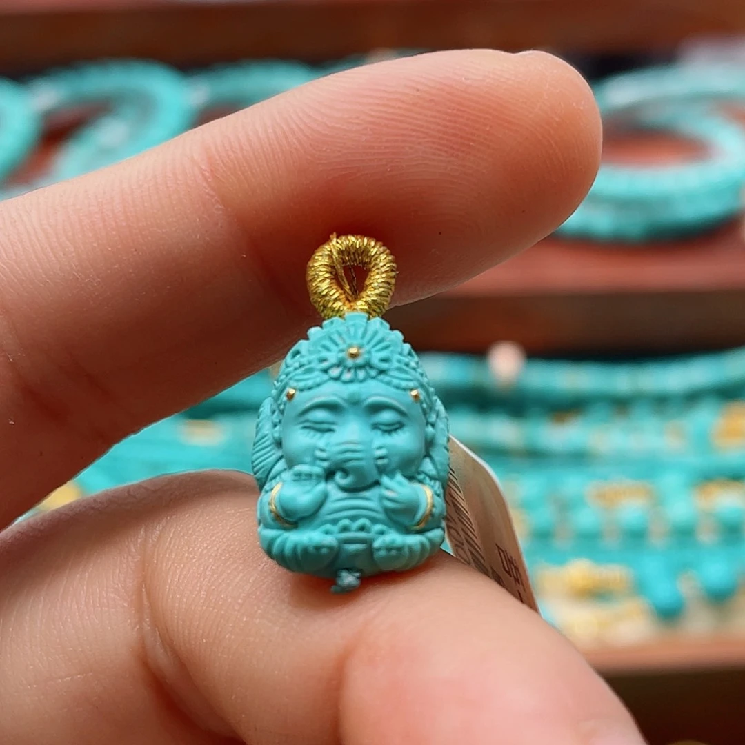 绿松石未镶嵌珠宝半成品