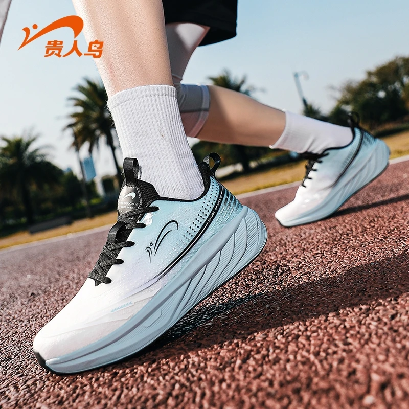 【轻云】贵人鸟男鞋2025新款情侣跑鞋透气减震户外百搭旅游鞋运动鞋
