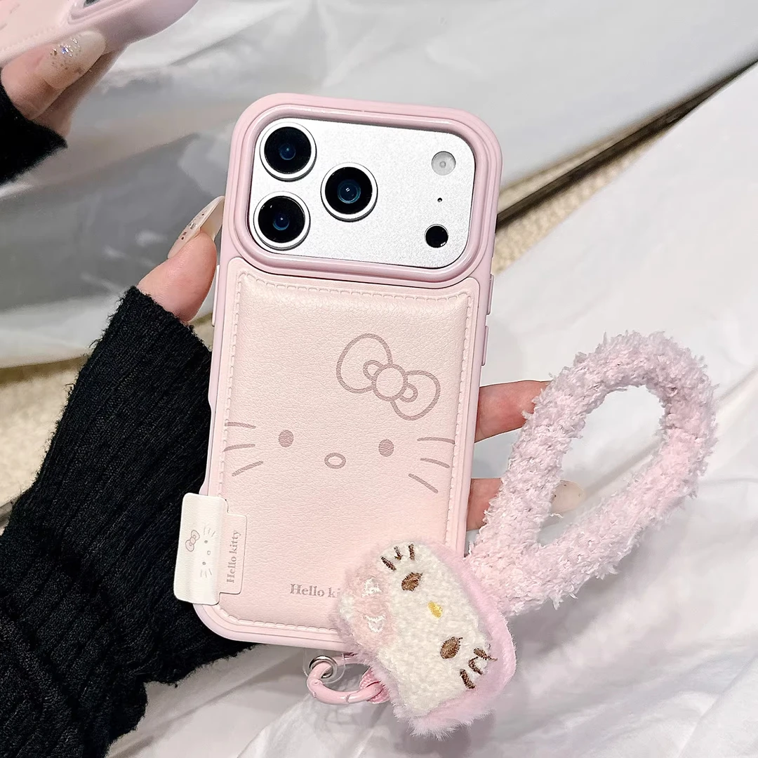 简约kt猫表情适用苹果17promax手机壳iPhone16promax新款15高级感