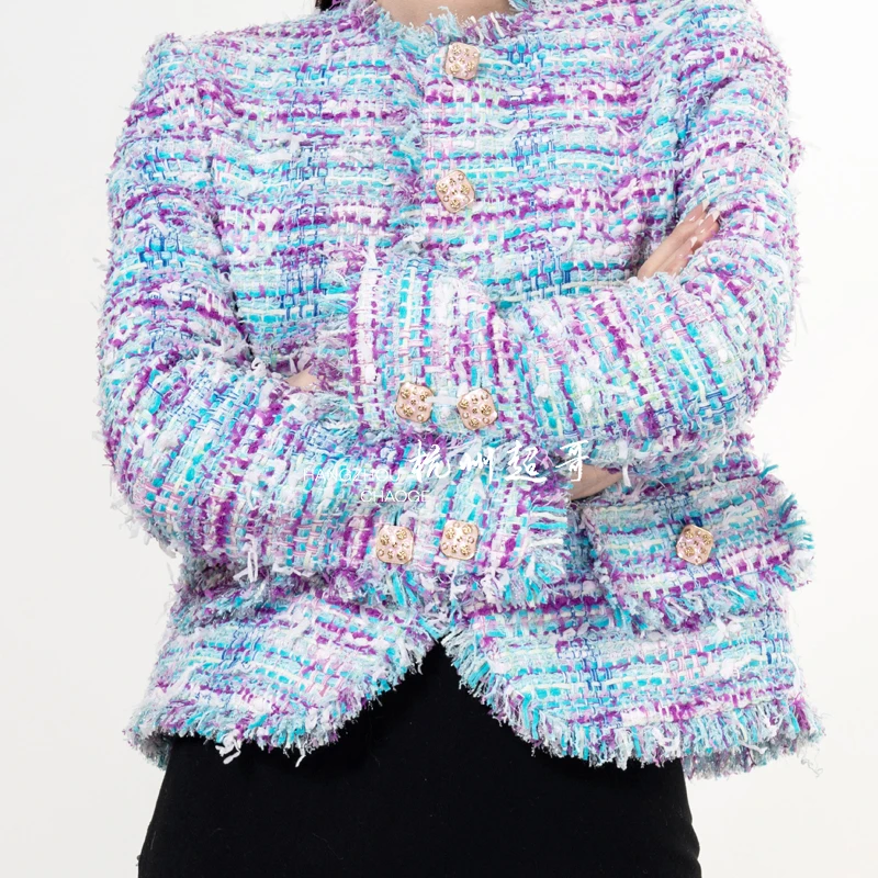 【梦幻紫】小香风外套CO83336