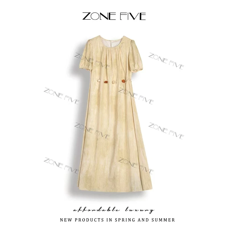 【zonefive】2025新款时尚夏季气质小众甜美裙子连衣裙2668