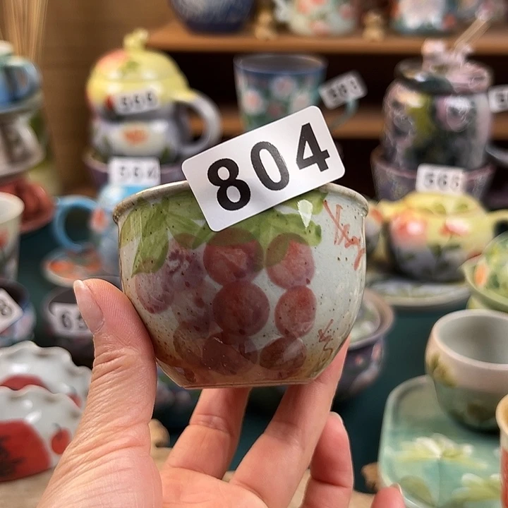 杯景德镇陶瓷手绘作品804