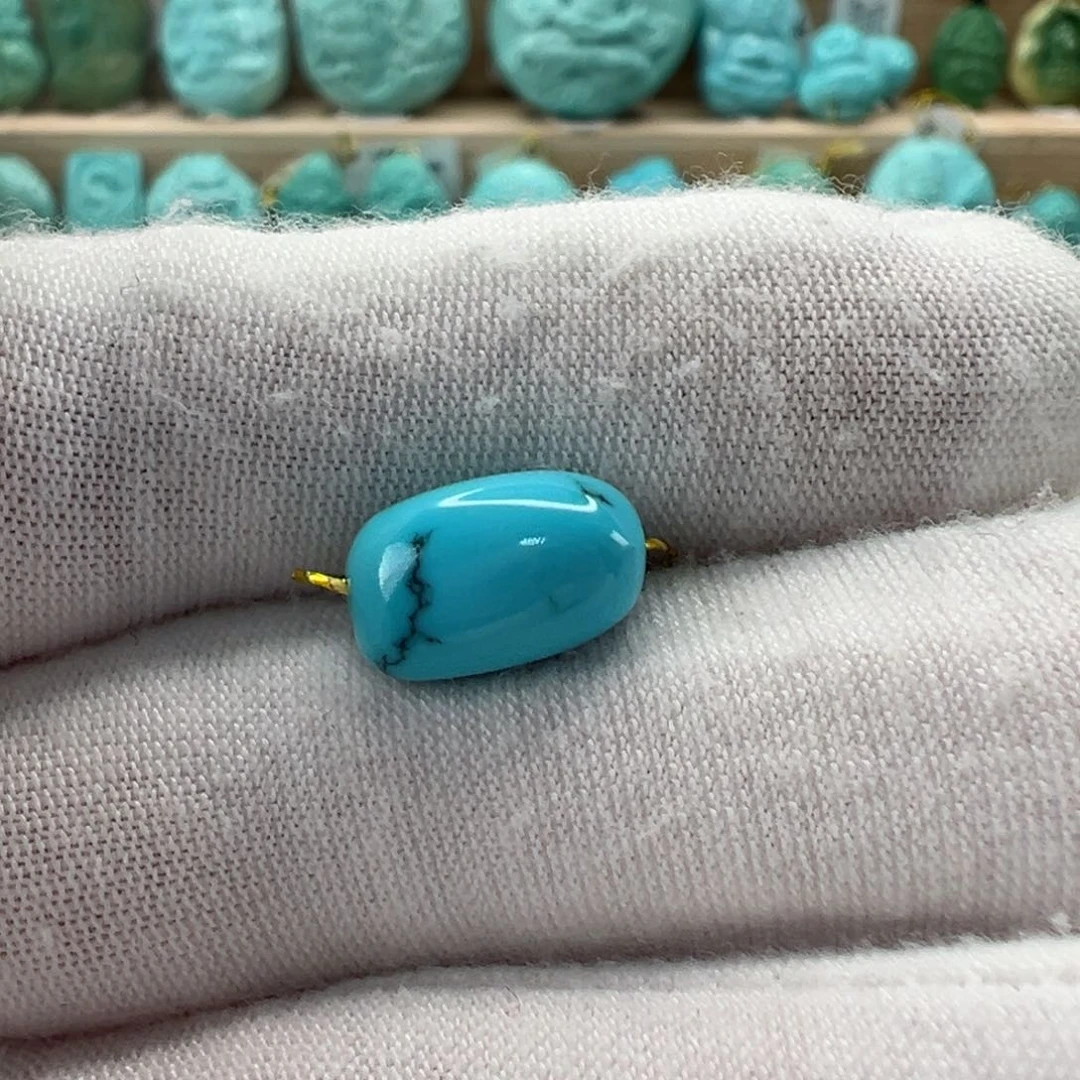 未镶嵌绿松石随形8.6mm