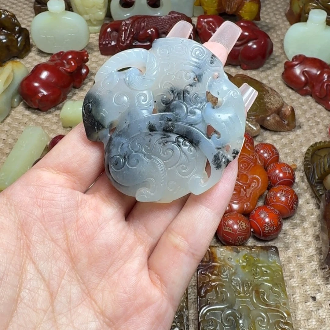 吊坠白玉菩提挂件