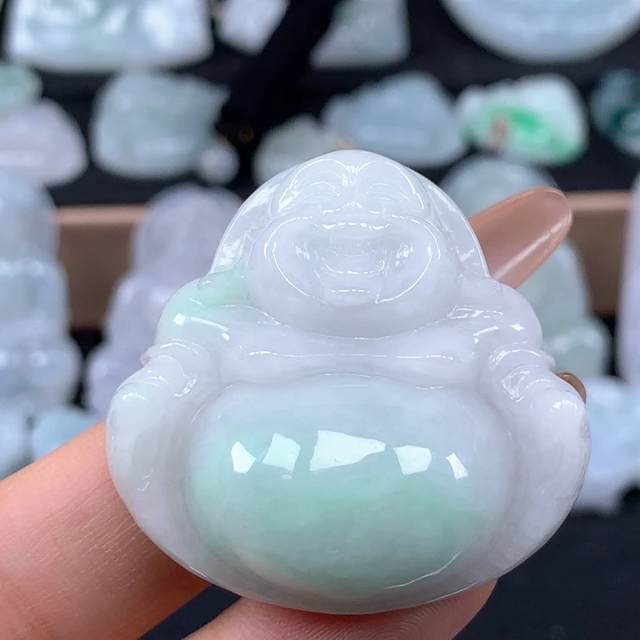 颈饰未镶嵌翡翠佛公