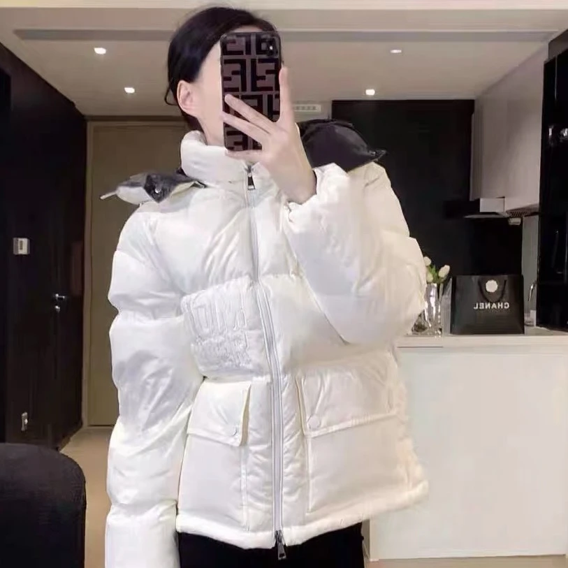 未使用 MONCLER 002387 Abbaye系列长袖羽绒服 0码 带备用扣