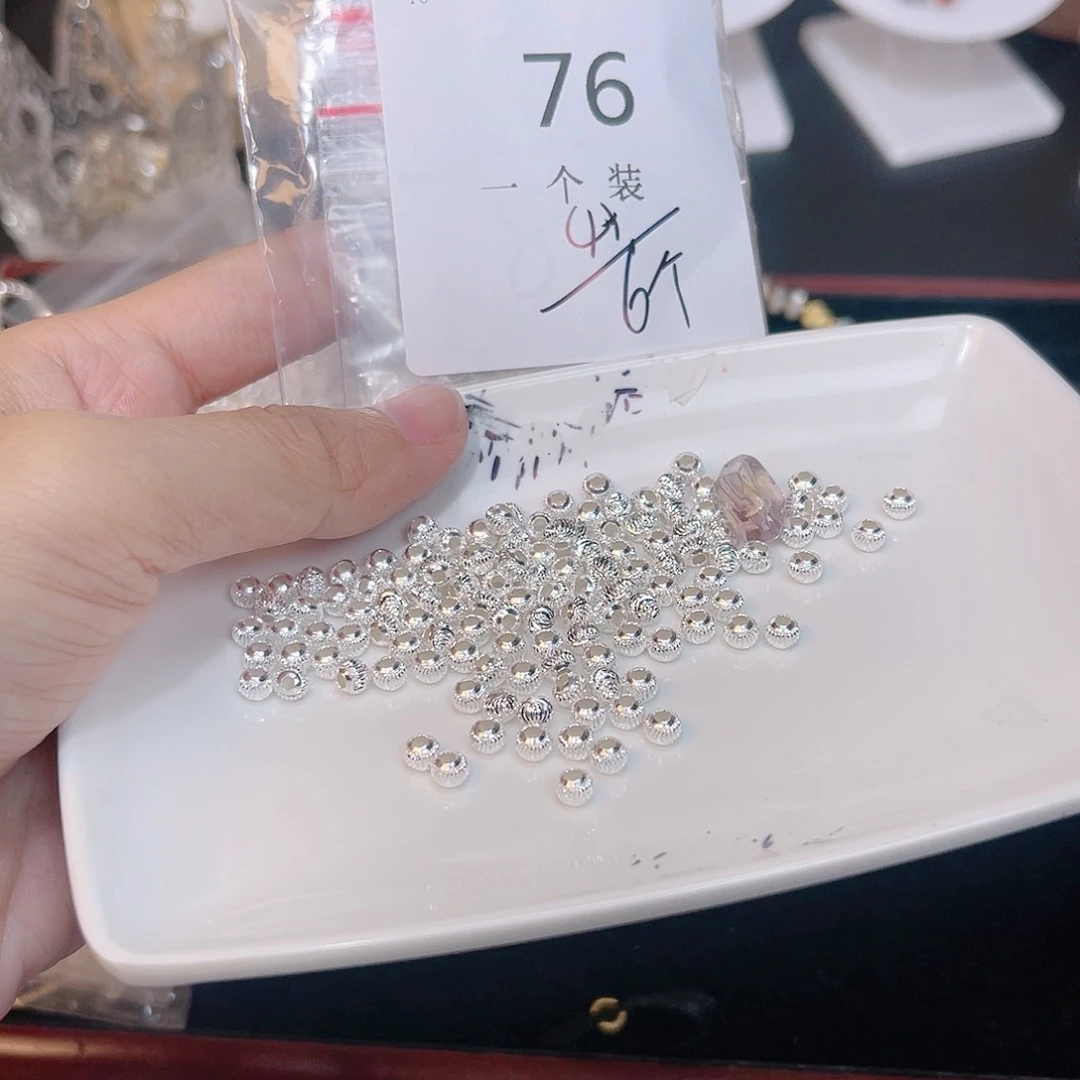 紫晶珠宝半成品银S925镶嵌76