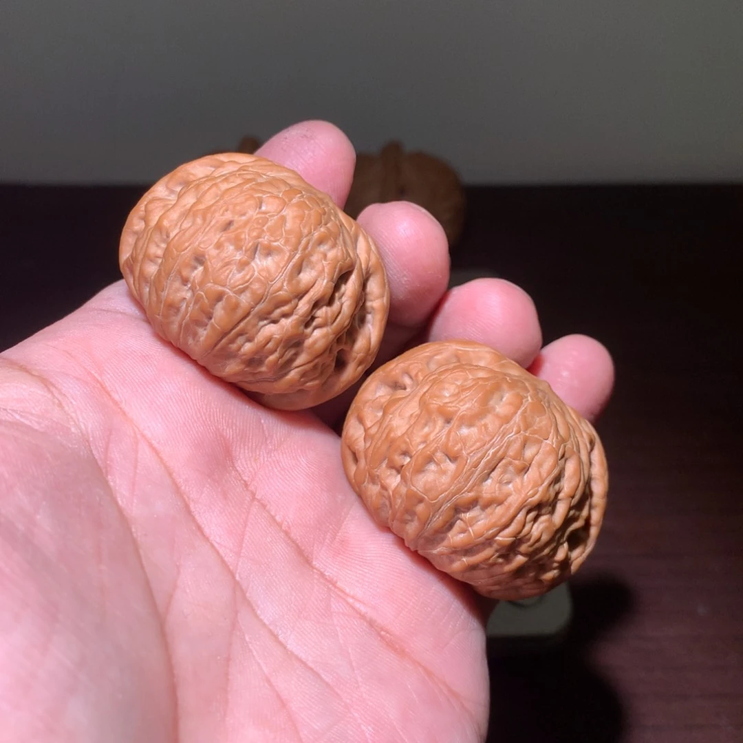 文玩核桃把件铁锤41矮