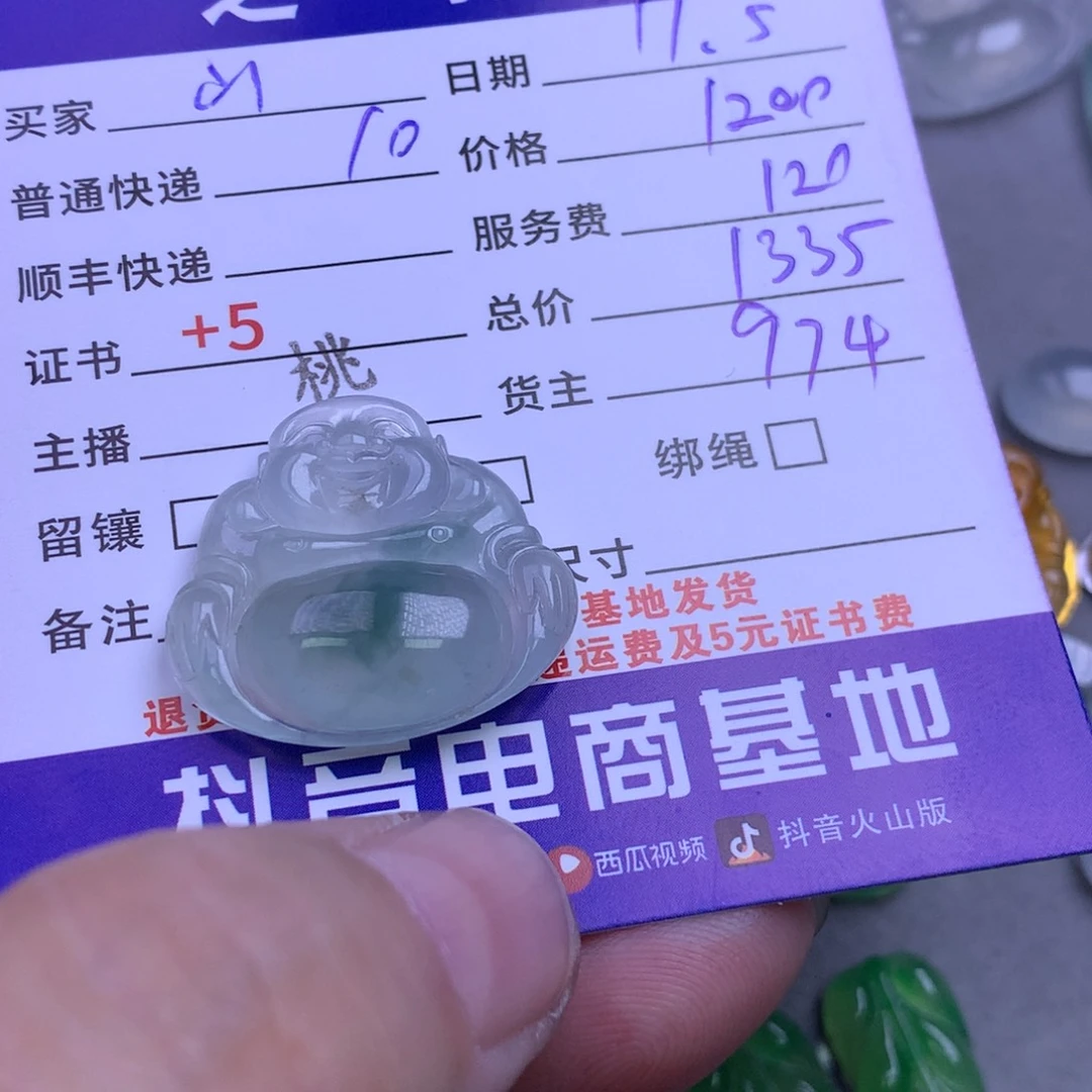 颈饰未镶嵌翡翠山**风