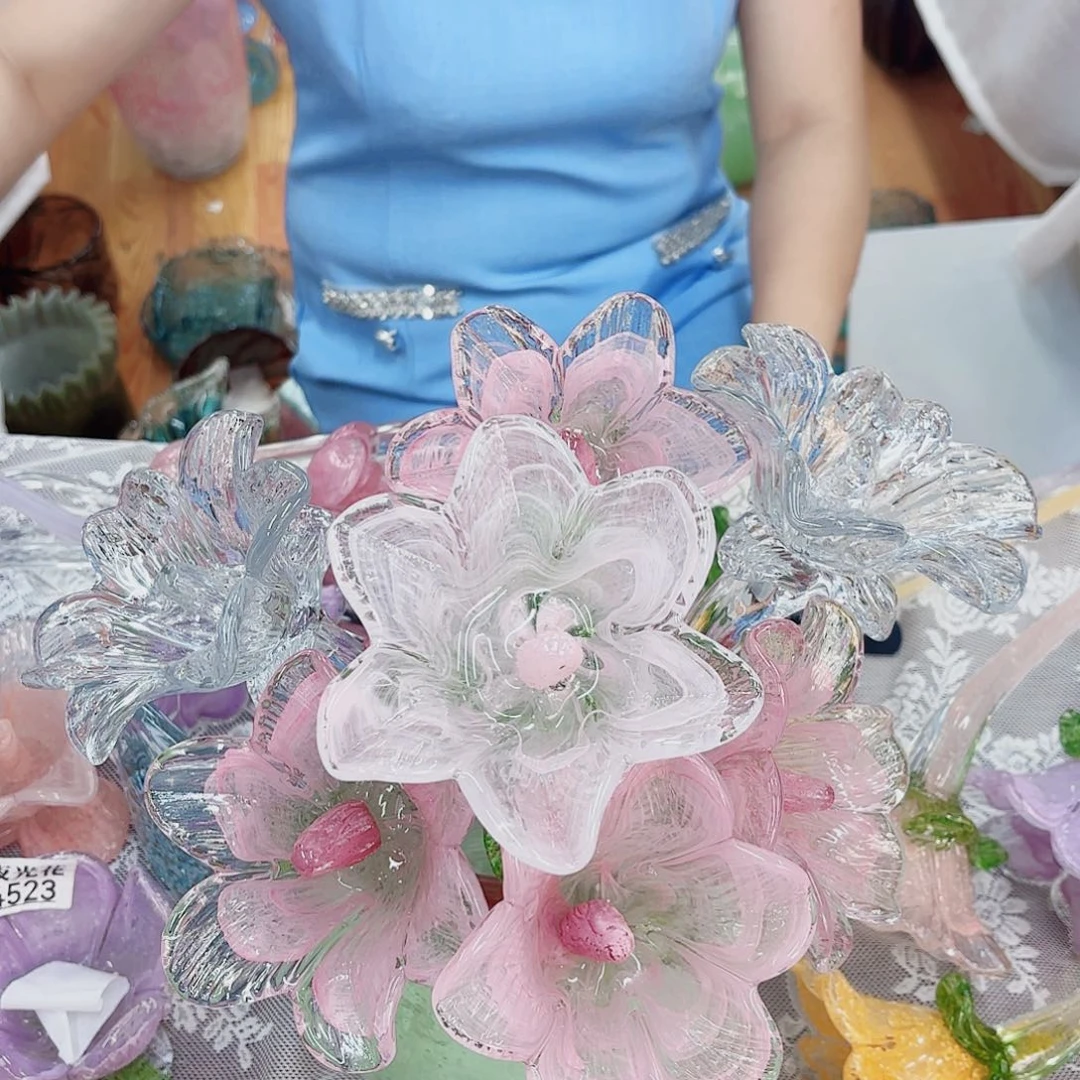 7支百合安妮家花瓶花器摆件