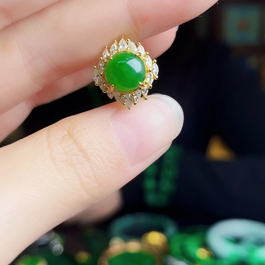 颈饰银S925镶嵌翡翠多样性