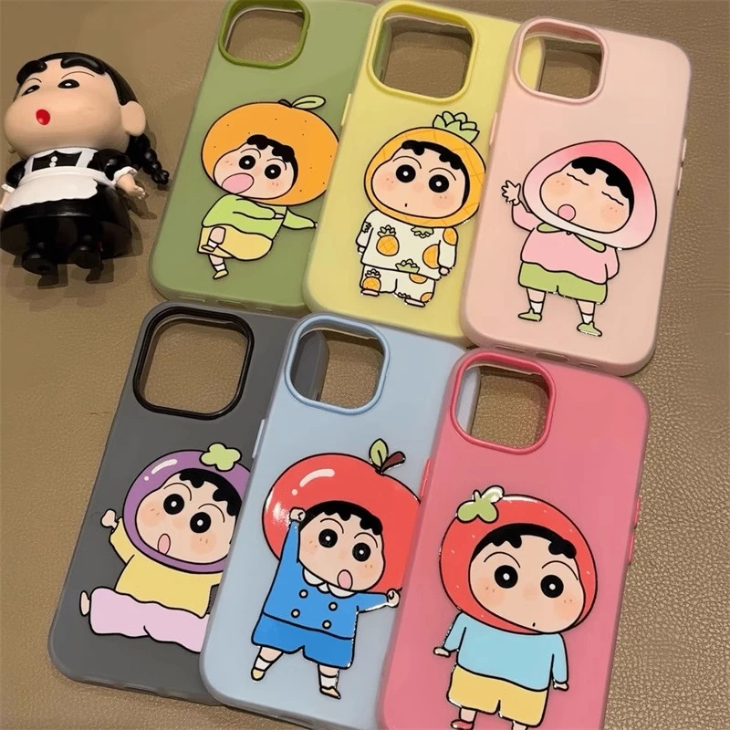 趣味水果头套小新适用苹果16pro手机壳新款15/14小众13/12可爱11