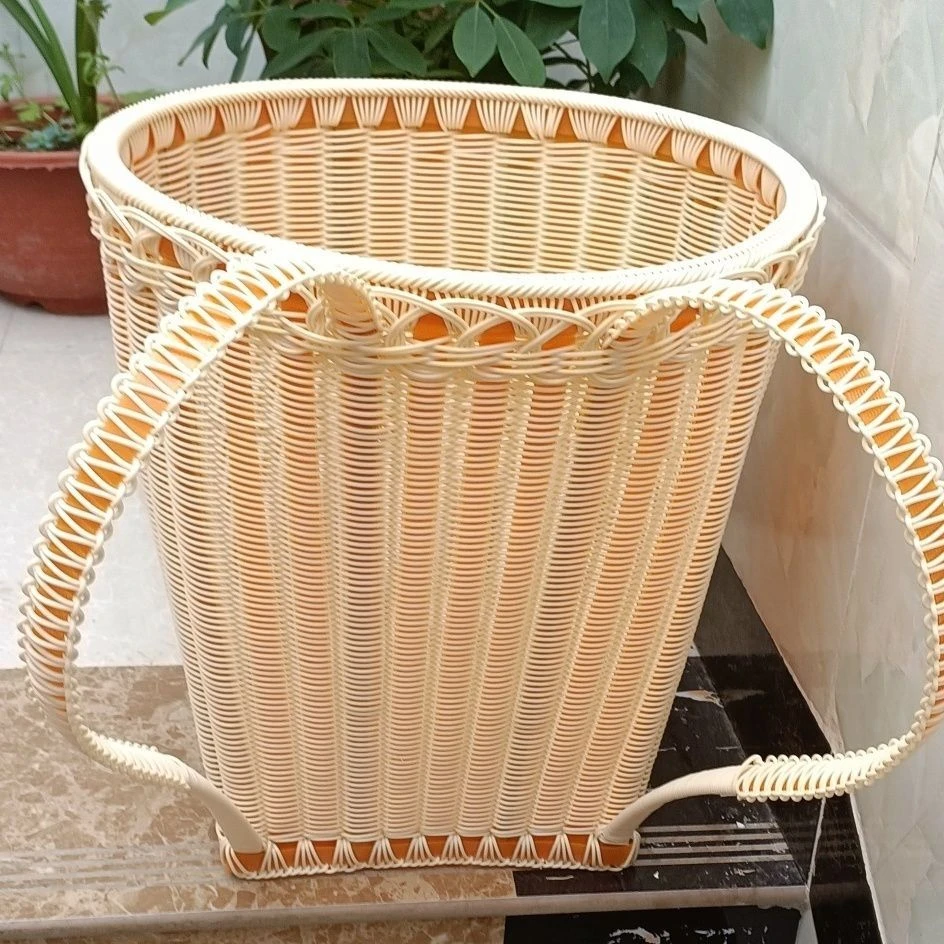 云贵川加厚篮子藤编藤条民族风家用买菜清仓特大号大号批发背篓