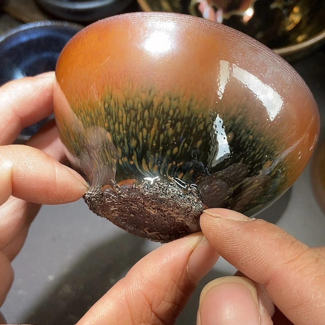 茶盏93 建阳建窑建盏微瑕