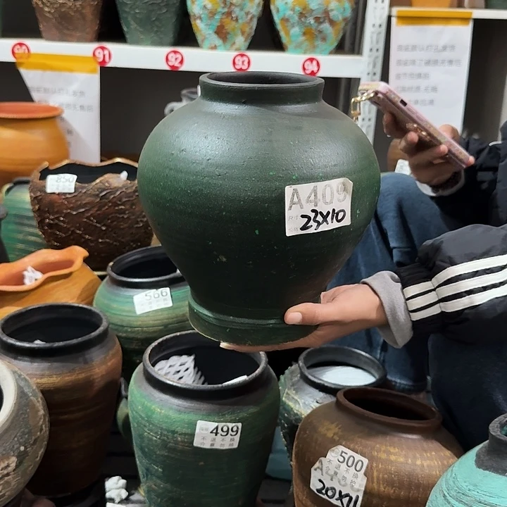 绿色大肚409高度23口径10