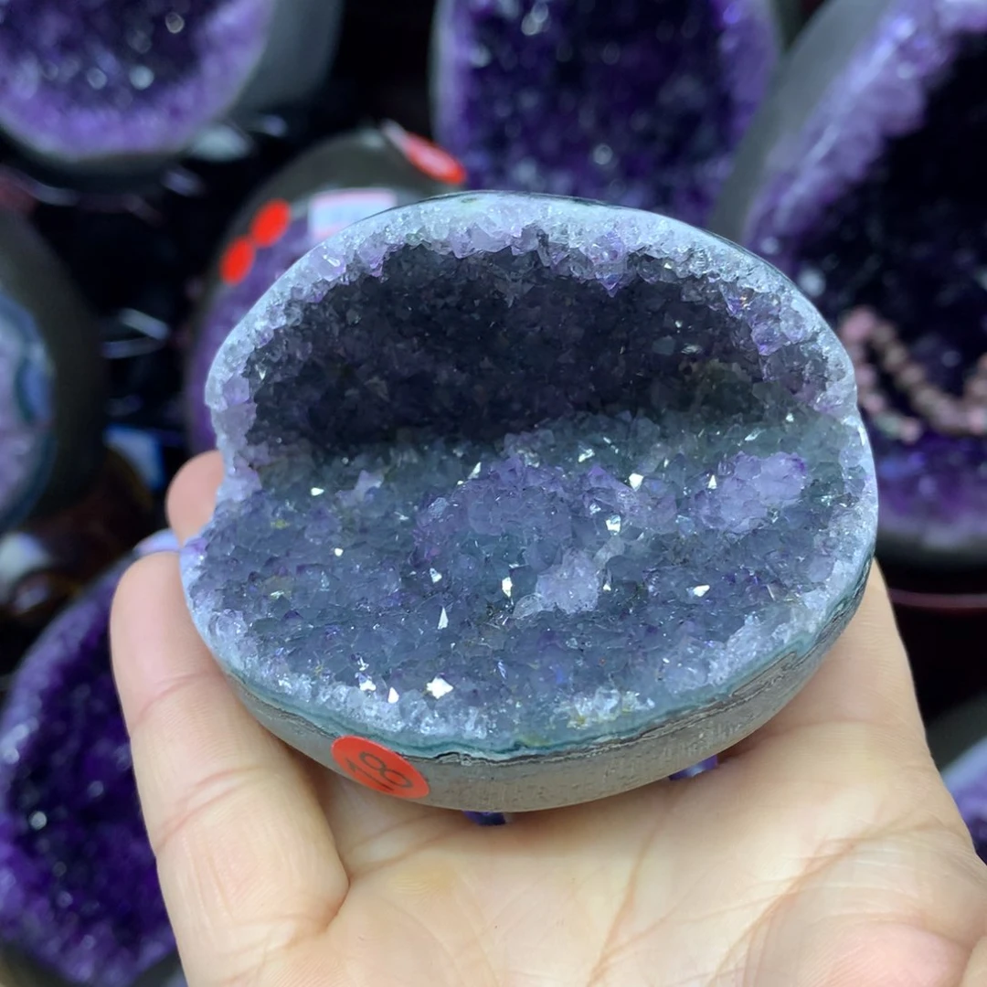 紫晶摆件未镶嵌莹