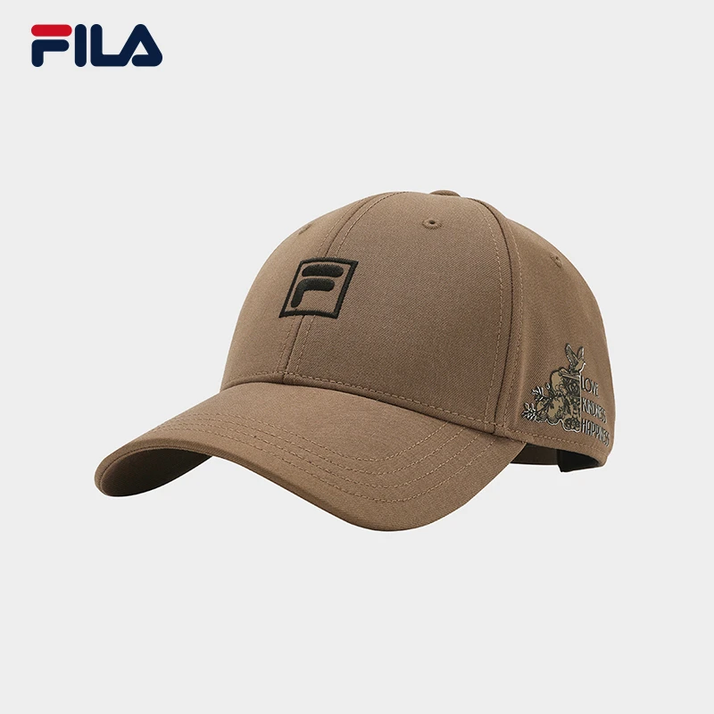 FILA 斐乐官方情侣款棒球帽2025春季新款休闲运动帽鸭舌帽遮阳帽