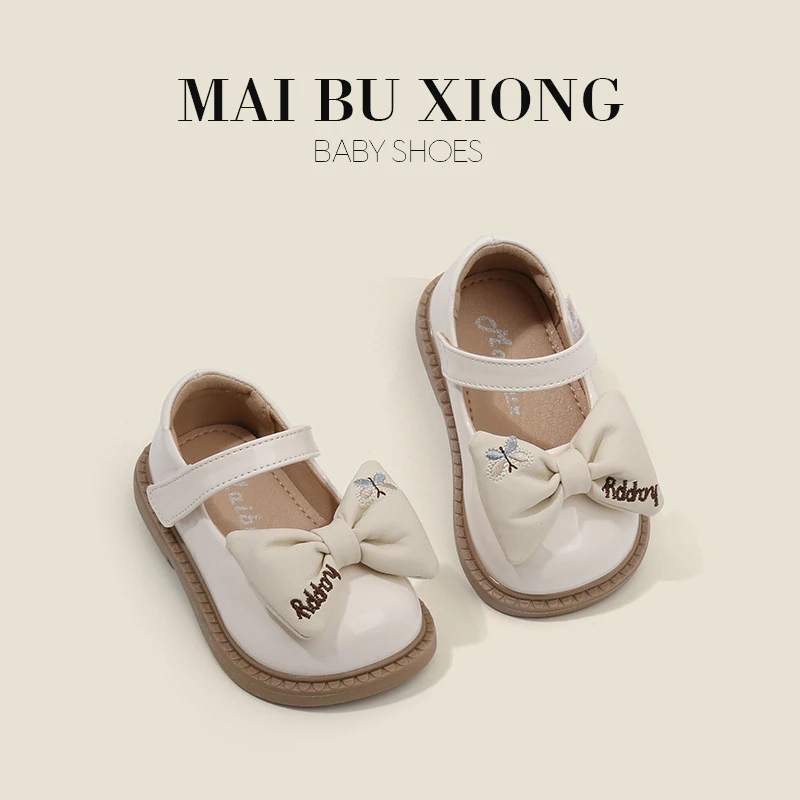 麦布熊女童鞋子小众儿童单鞋婴儿学步鞋春季韩版皮鞋女宝宝公主鞋