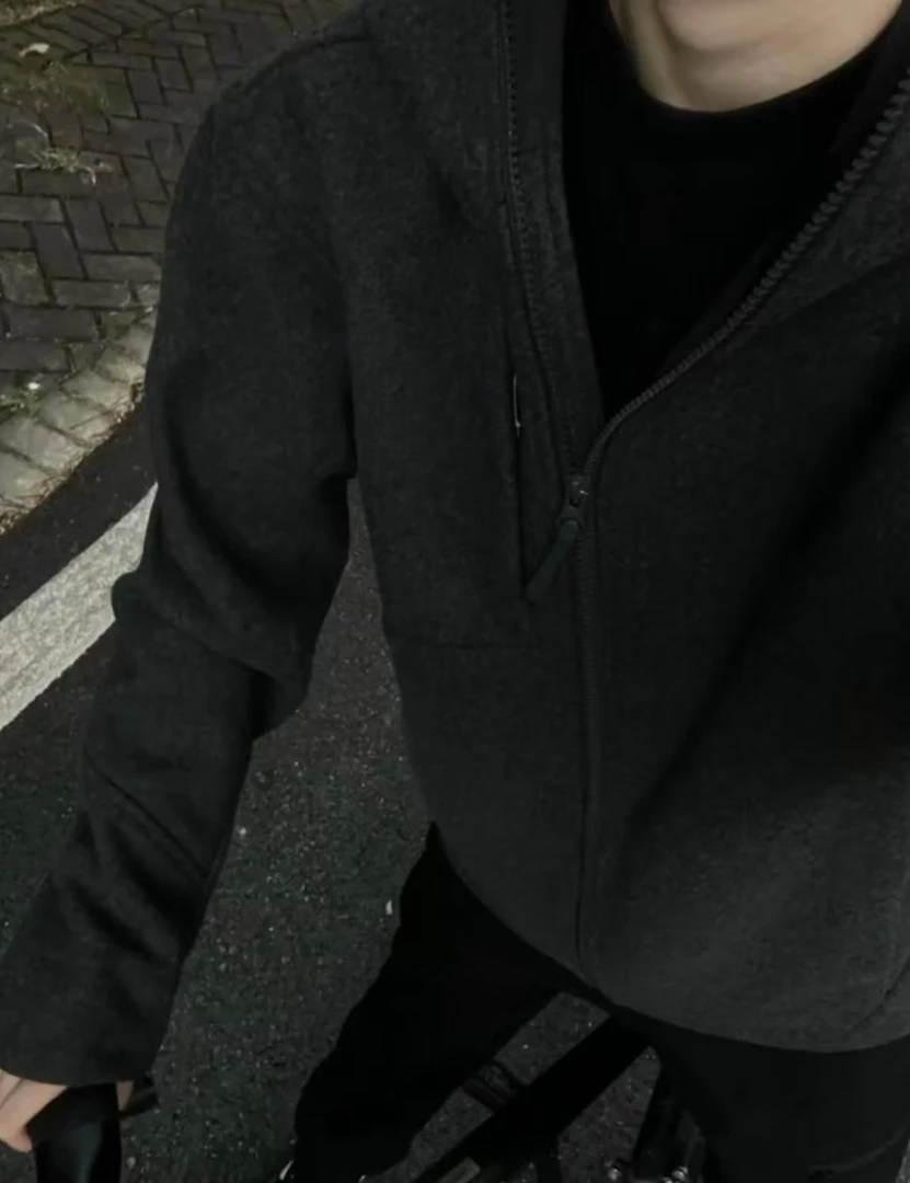 （鸟神专属) Wool Hoody  防风连帽软壳夹克外套  5