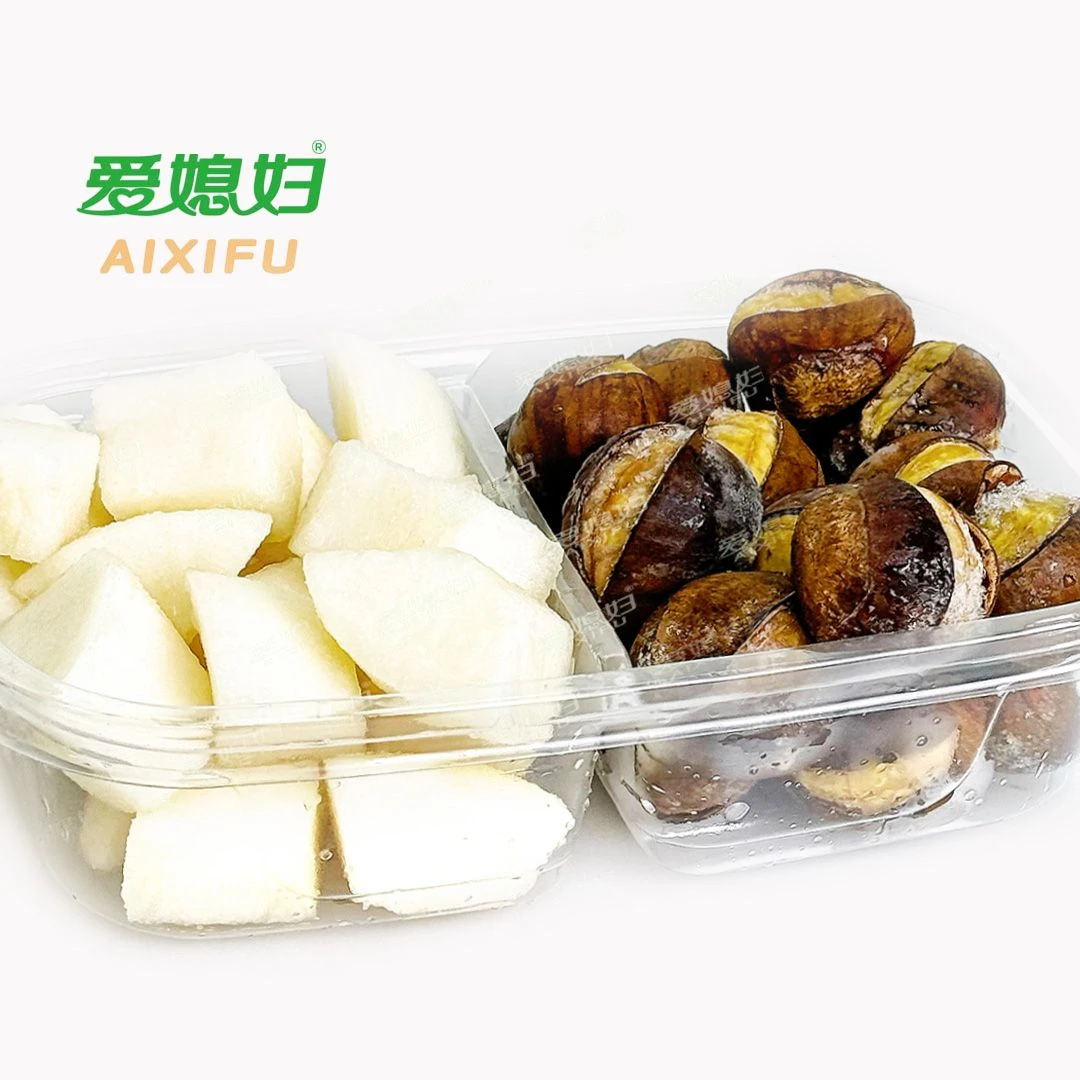 果切【大双拼】梨+冻板栗.600g新鲜水果
