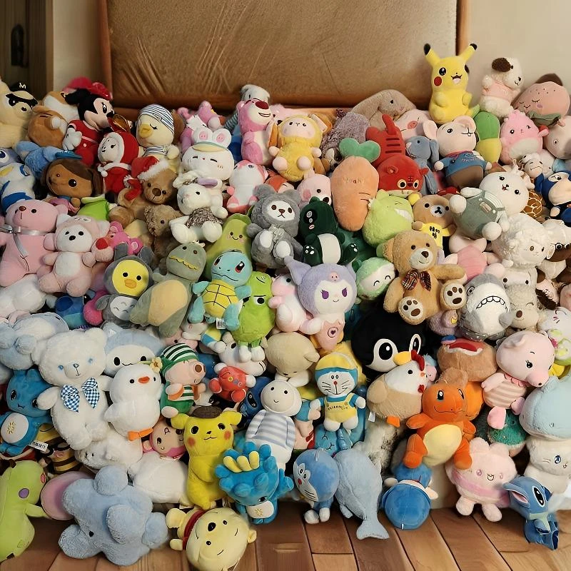 默认微瑕微脏（盲拍不发）毛绒玩具婚庆婚礼抛洒熊猫等小公仔玩偶