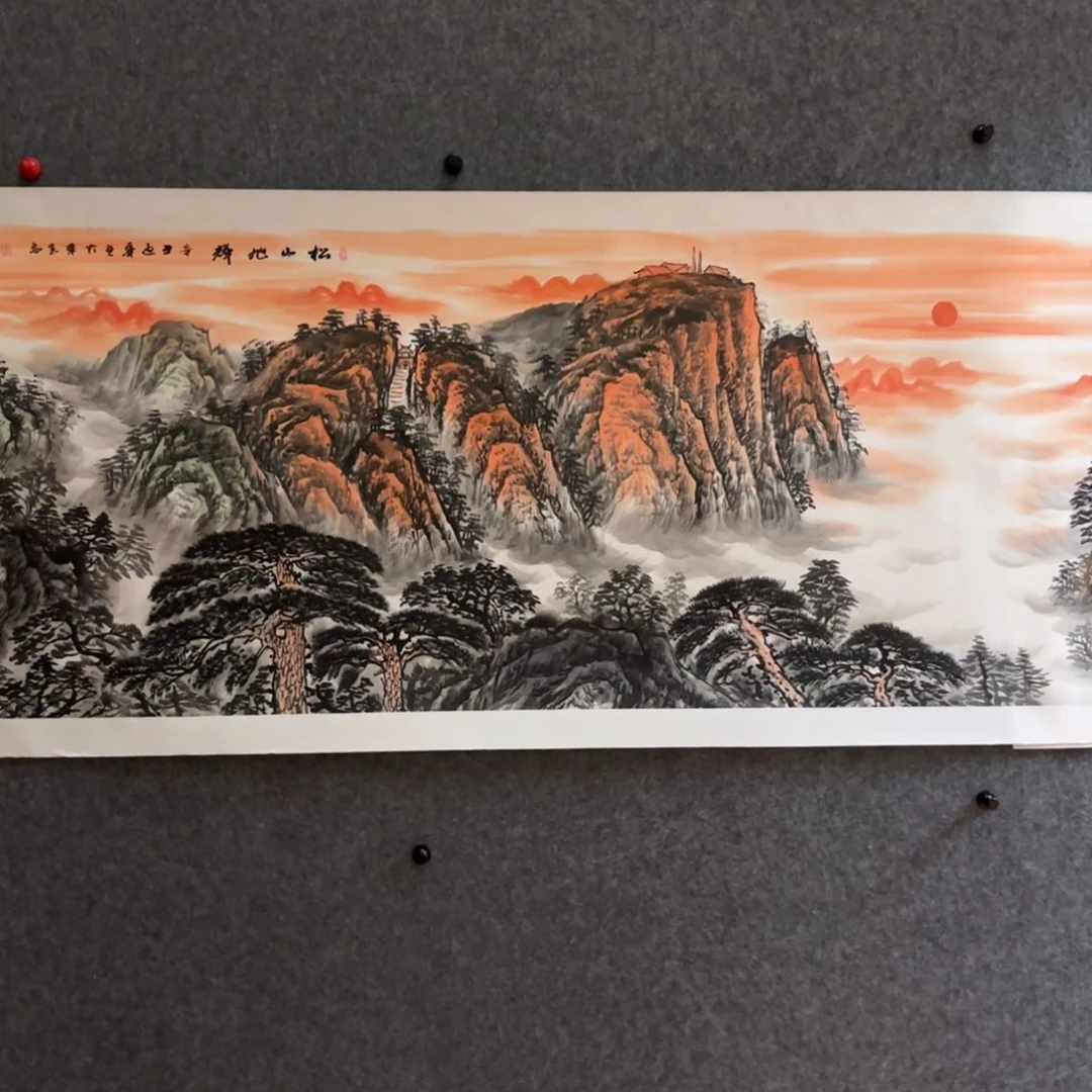 国画国画作品陆远华山水花鸟精品手绘