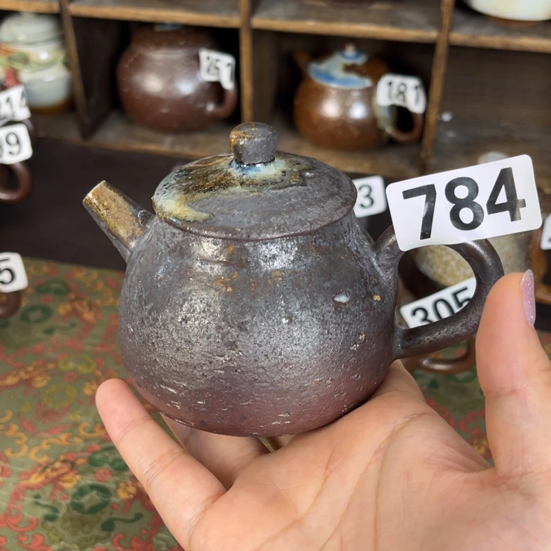 摆件柴烧茶器主人壶