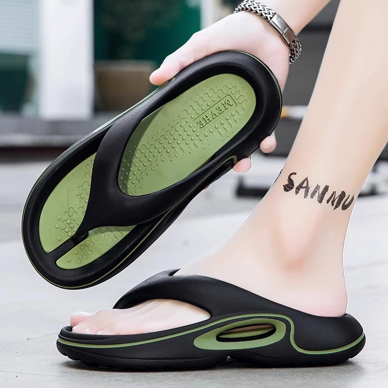 范希巴迪人字拖男款夏季耐磨防滑踩屎感夹脚凉拖外穿运动沙滩拖鞋