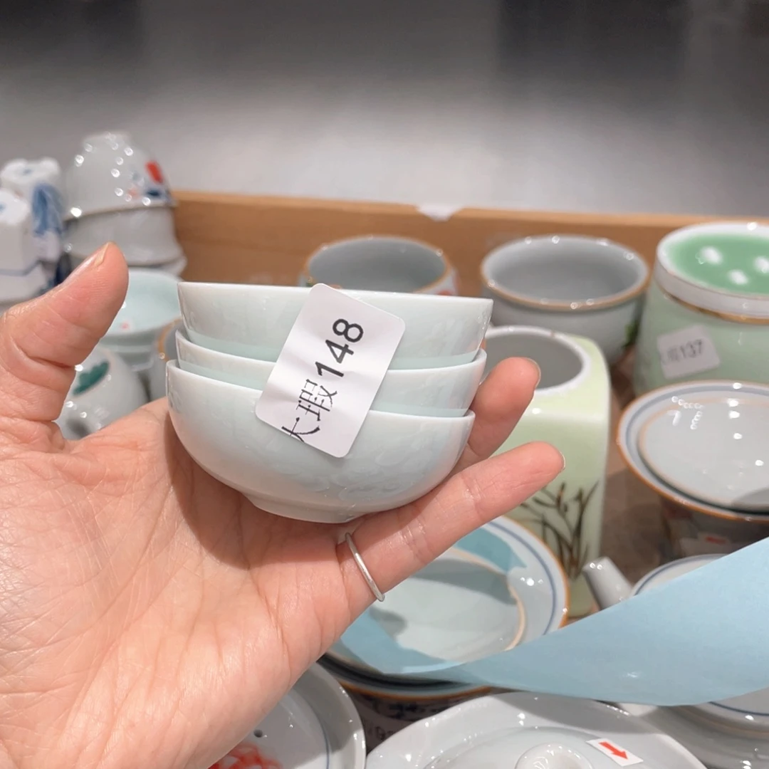 釉下彩纯手绘有瑕1***华