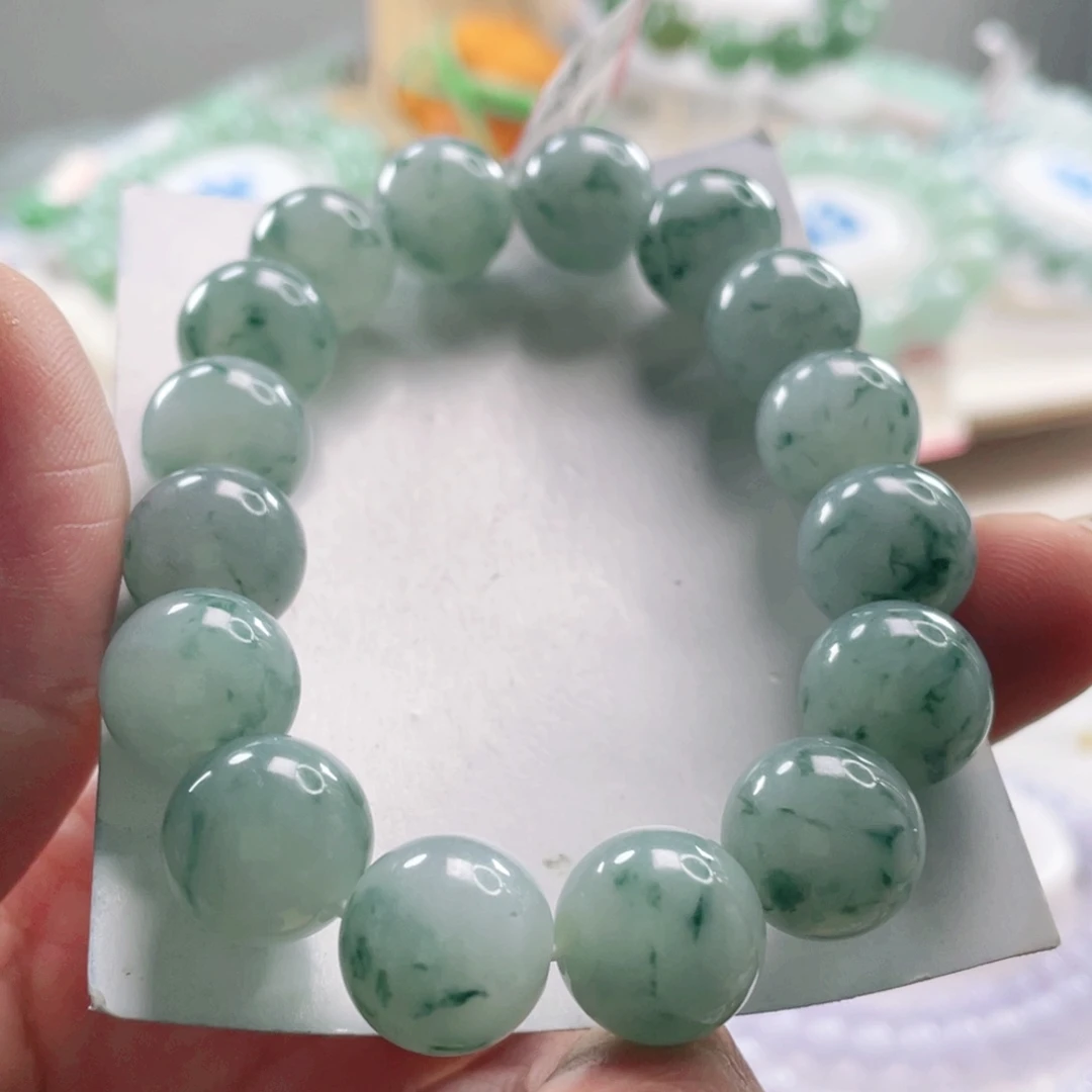 翡翠未镶嵌手链手串