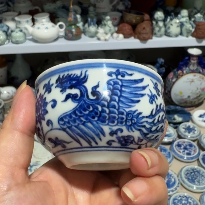 景德镇手工手绘杯