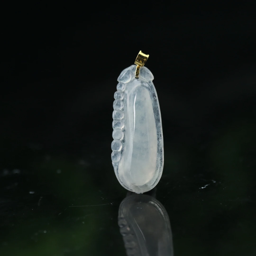FC63天然缅甸翡翠A货18k福瓜/300393/保利厦门拍卖