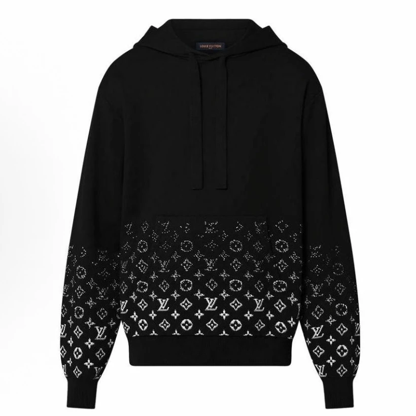 未使用 LouisVuitton/路易威登 ss24 渐变连帽卫衣 XL码 md1758