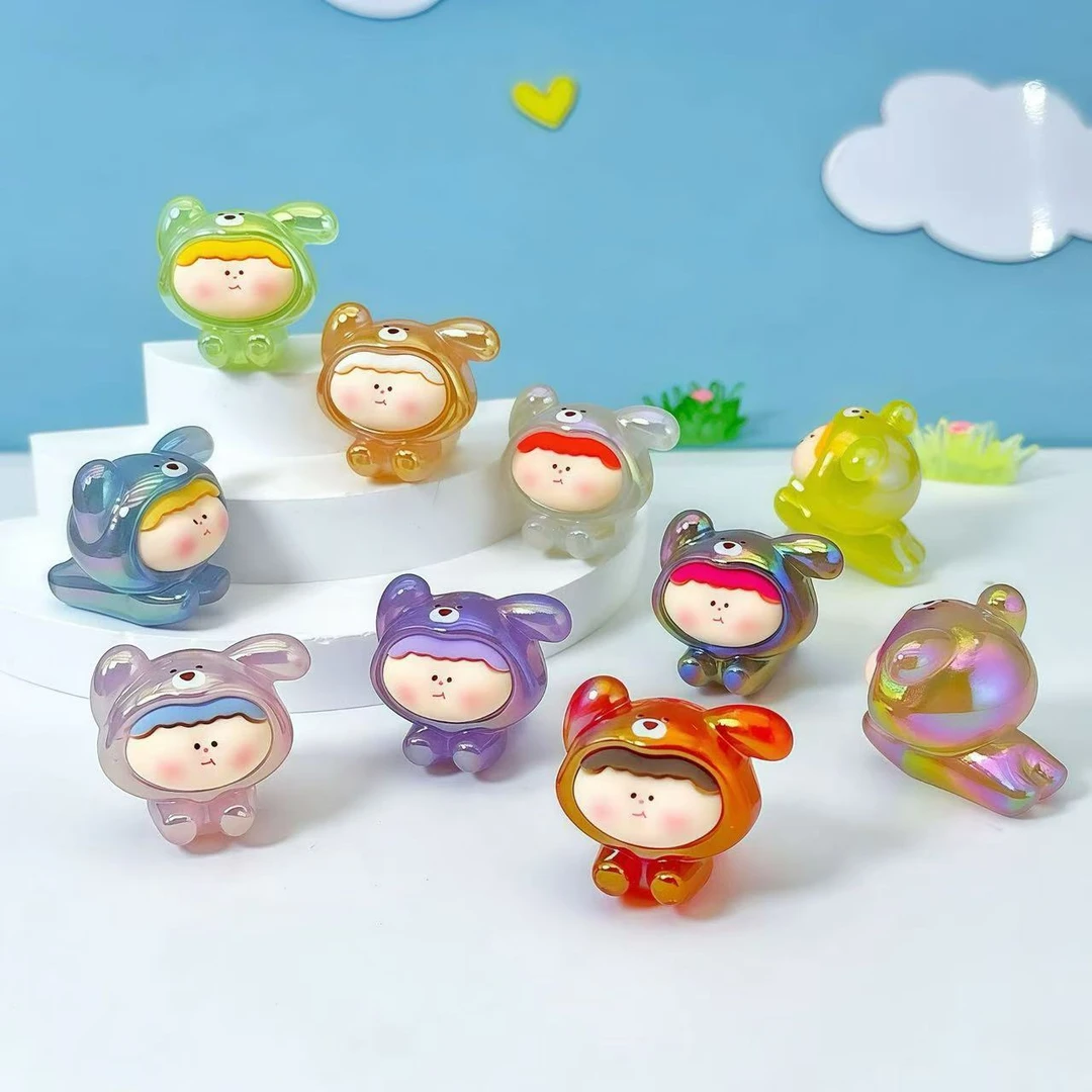 【广东学姐1号链接】手工萌粒多妹潮玩桌面迷你摆件汽车摆件钥匙扣