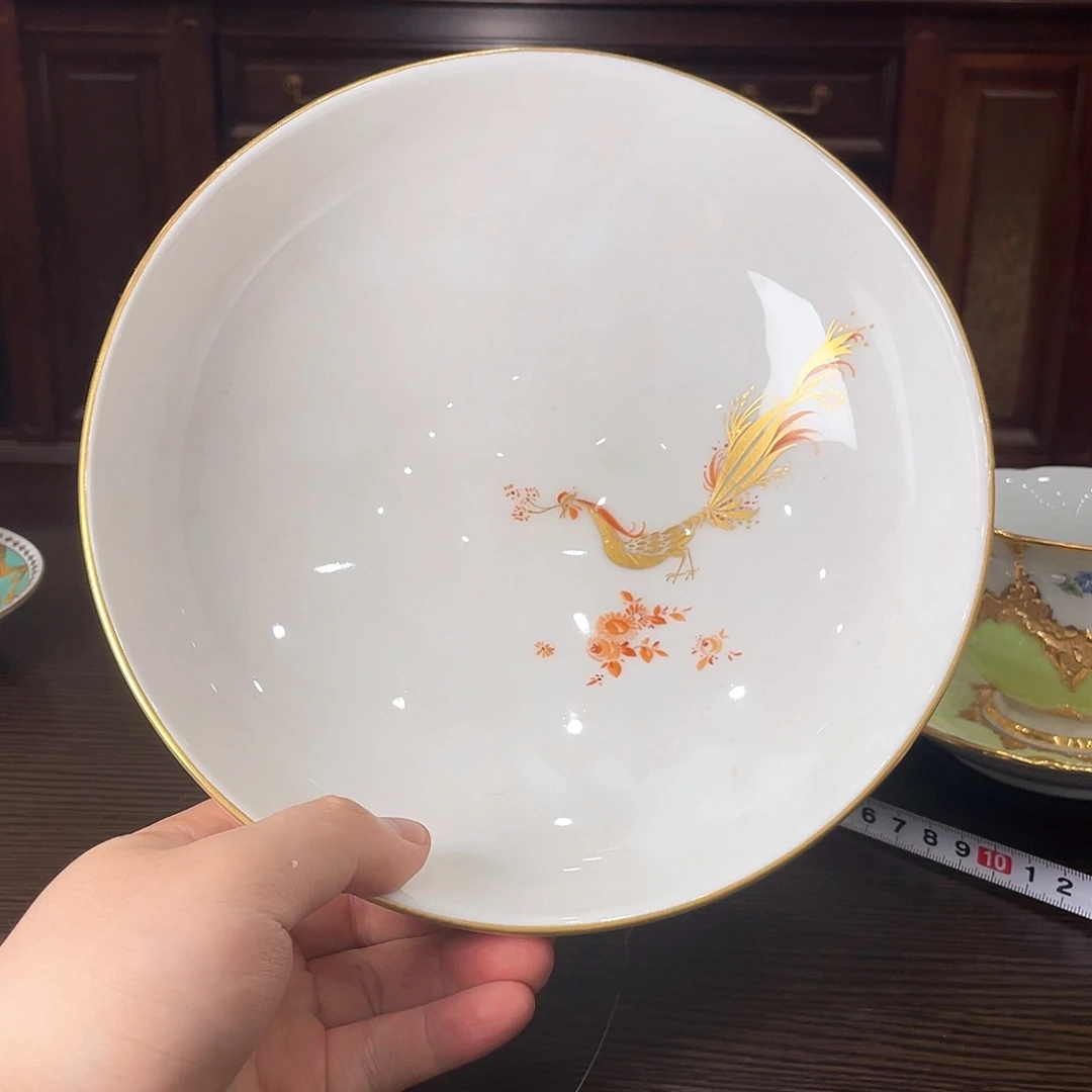 瓷片中古二等金孔雀