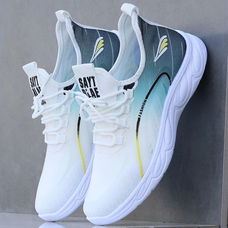 男鞋2025新款夏季跑步鞋网面透气鞋子男士软底减震运动鞋男款