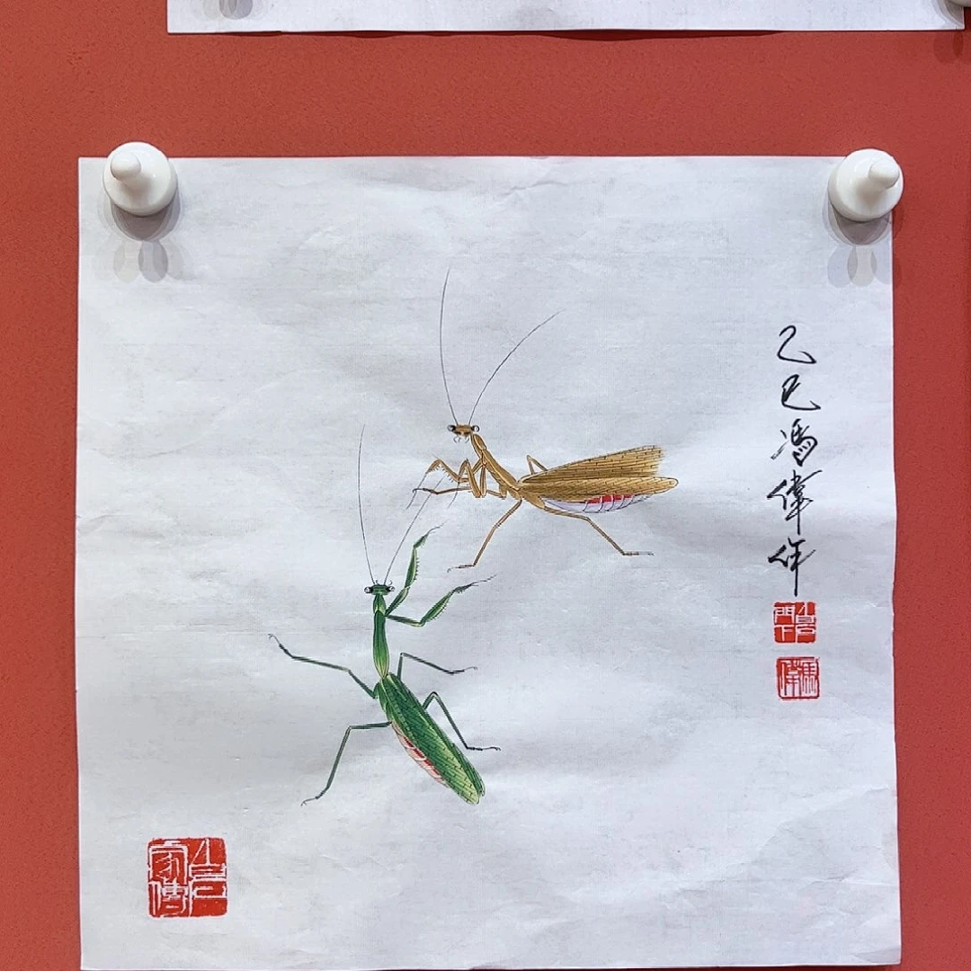 国画冯伟老师作品朵