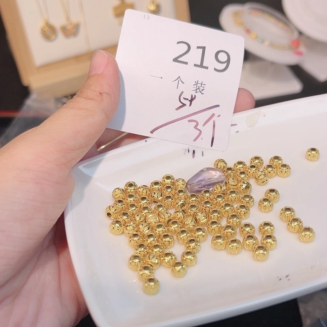 紫晶珠宝半成品银S925镀金镶嵌219