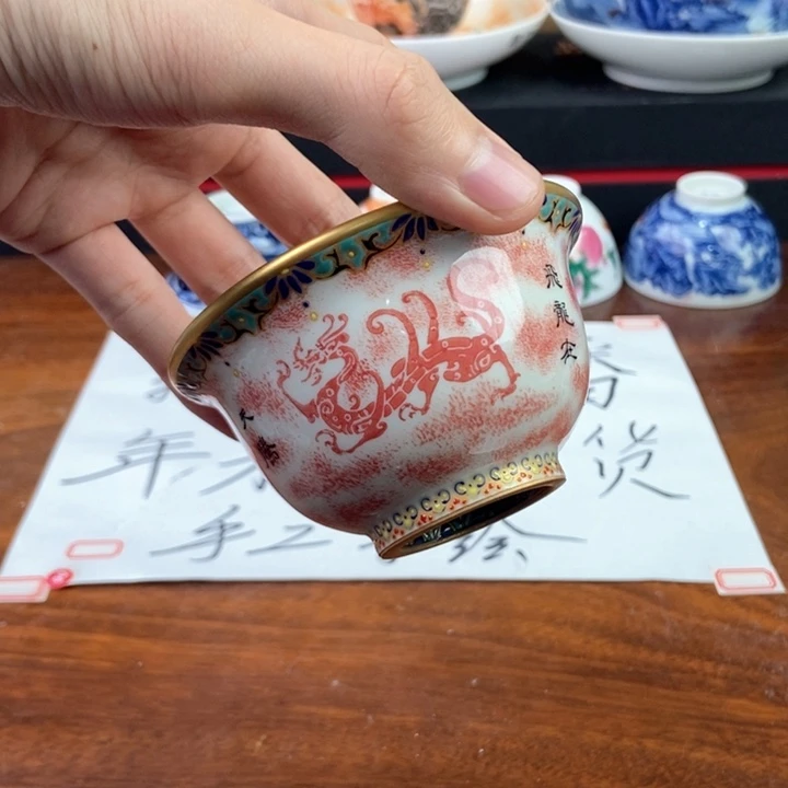 杯景德镇手绘陶瓷艺术