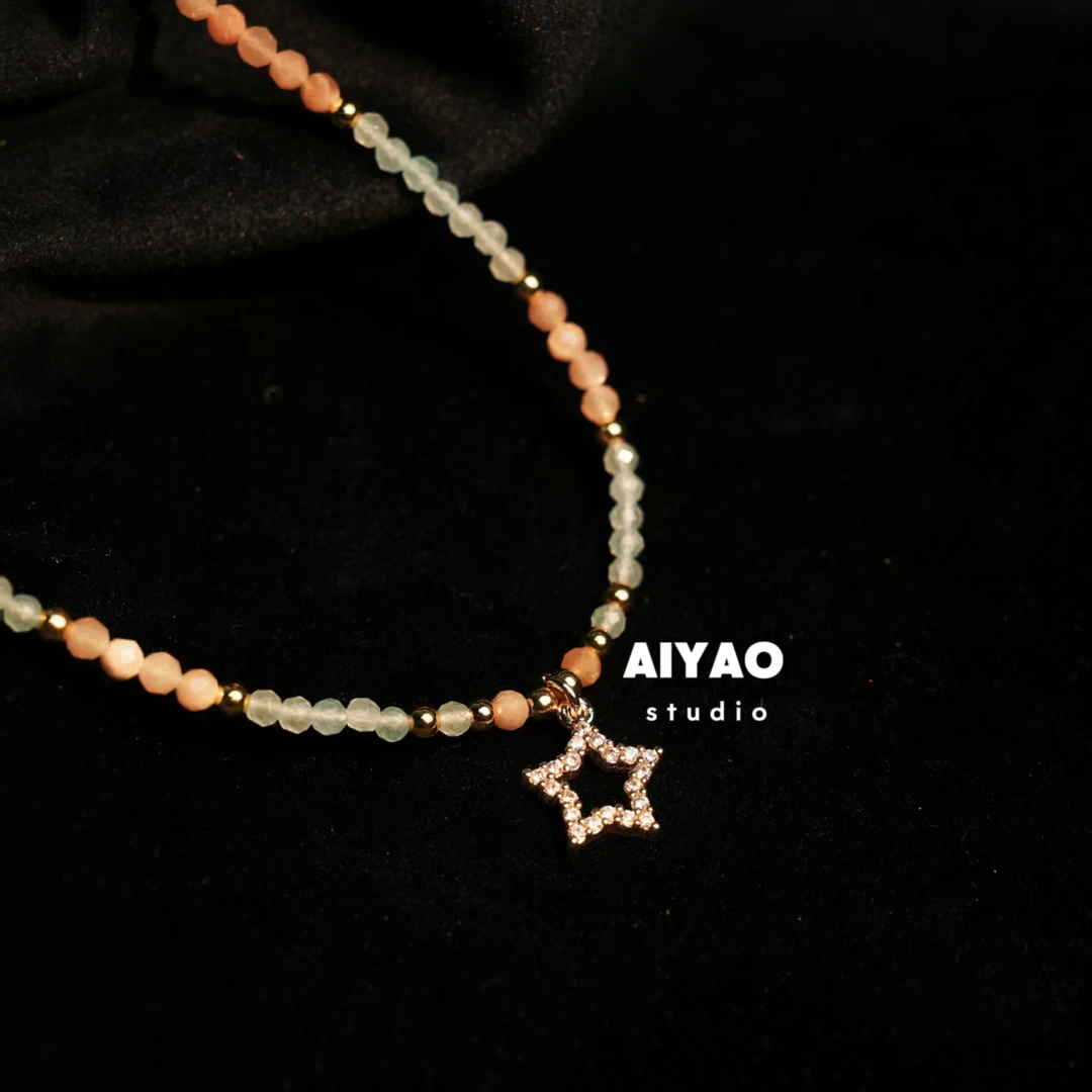 合金手链 【AIYAO】三圈星星手链B71