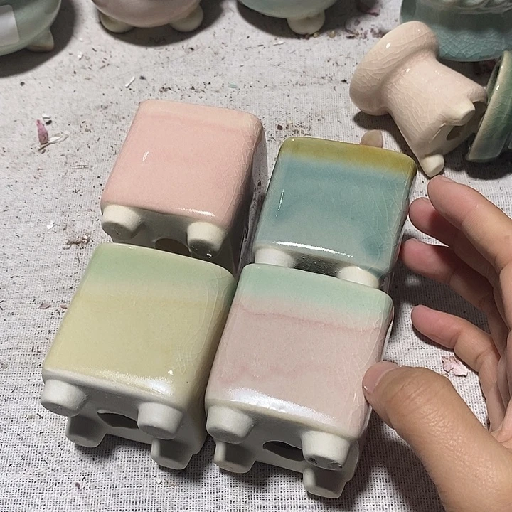 红陶【满10米包邮默认微瑕疵】4个浮力