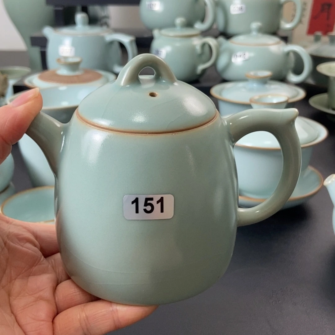 羽***说微瑕仿古釉秦权壶无礼盒